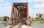 KCS crews working on the bridge